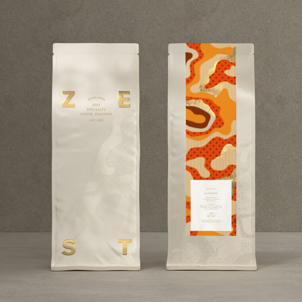 Zest Coffee Beans Blackbird 1kg