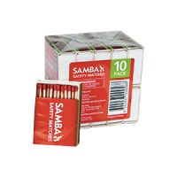 Samba 10 boxes of Regular Matches