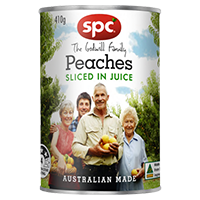 SPC Peaches Sliced 410g