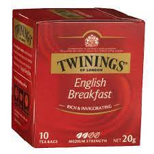 Twinings English Breakfast Teabags 20g 10pk