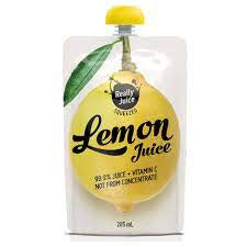 Really Juice Squeezed Lemon Juice 285ml