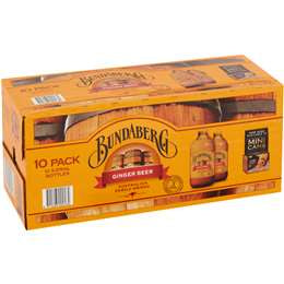Bundaberg Ginger Beer 375ml 10pk