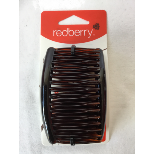Redberry Side Comb Tortoiseshell 6pk