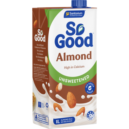 Sanitarium So Good Almond Milk Unsweetened 1L