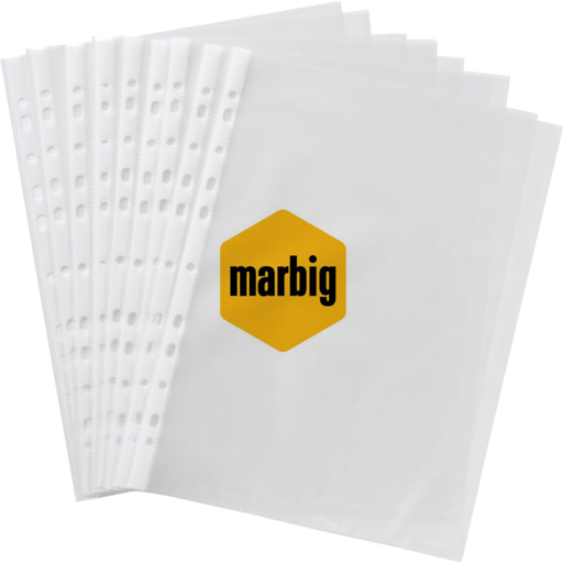 Marbig Sheet Protect A4 20pk