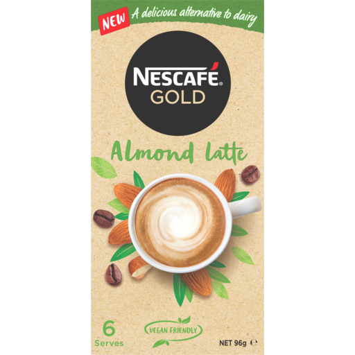 Nescafe Gold Almond Latte Sachets 6pk