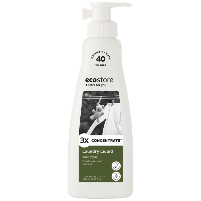 Ecostore Laundry Liquid 3 x Concentrate 480ml