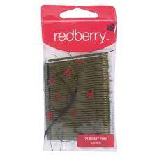 Redberry Hairpin Small Brown 72pk